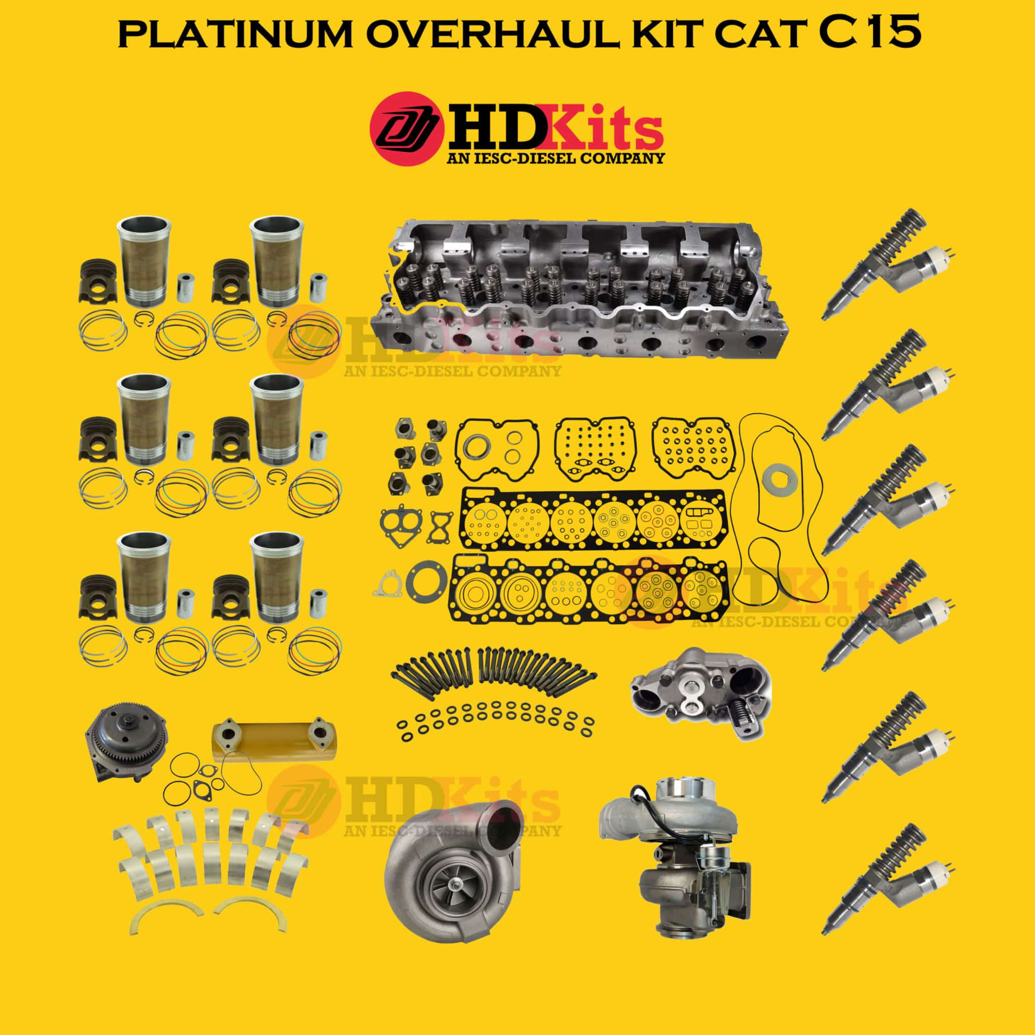 Overhaul Rebuild Kits For Caterpillar C15 Engines HDKits